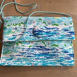 Lily Pulitzer “High Tide Toile” small purse NWOT